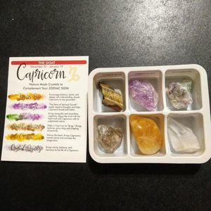 Capricorn Horoscope Crystals Set Of 6